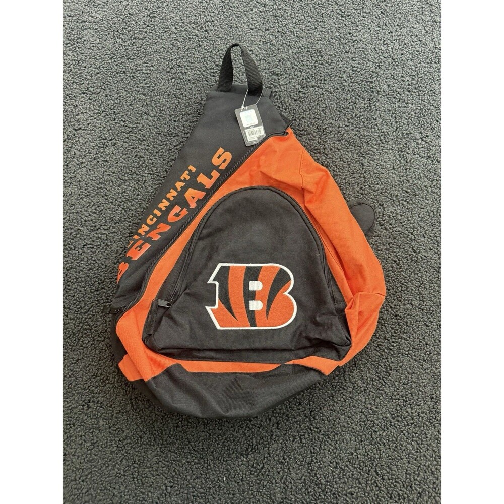 Cincinnati Bengals Sling Backpack messenger day bag gym travel luggage
